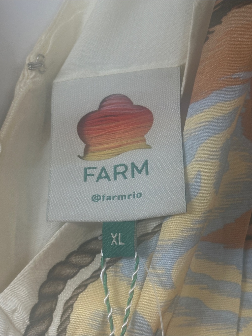 Farm Rio souvenir short sleeve midi dress - Picture 6 of 9